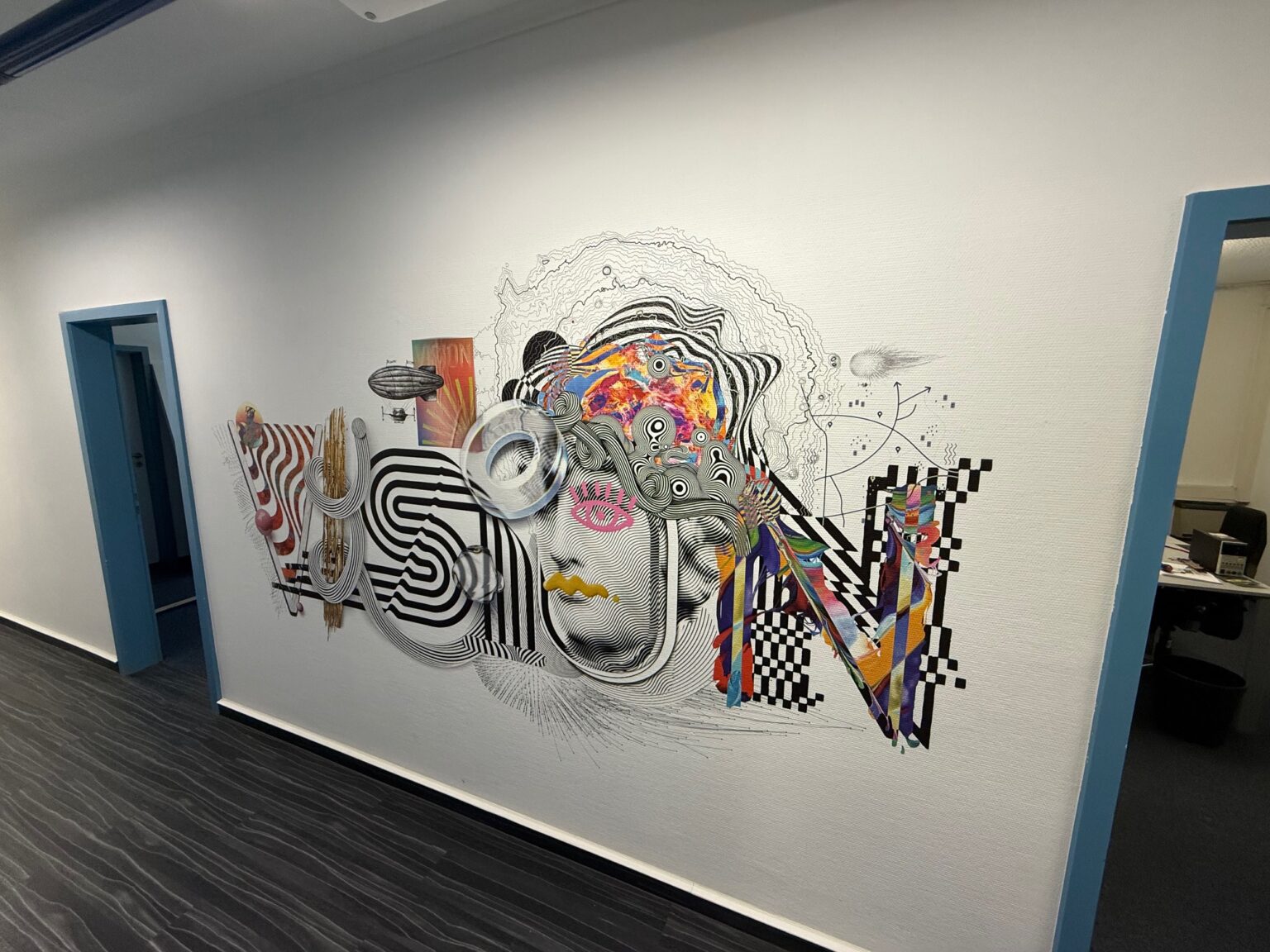 Dekoracje ścienne z własnego zdjęcia Olsztyn Logo na ścianie Olsztyn