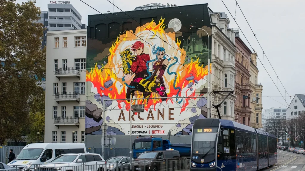 Profesjonalna reklama na ścianie