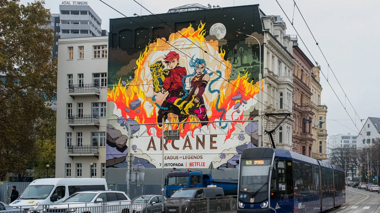 Profesjonalna reklama na ścianie